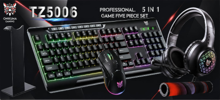 سماعة رأس3*1 GAME FIVE PIECE SET TZ5006