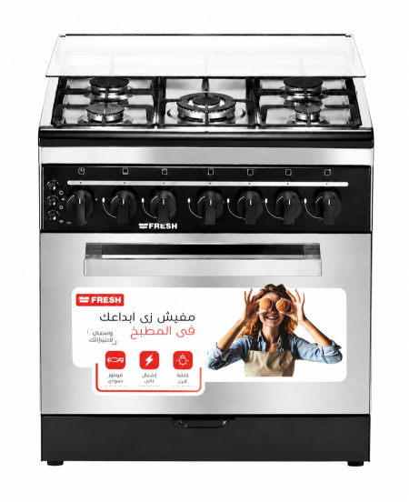 غاز 4 عيون 60 سم  FRESH