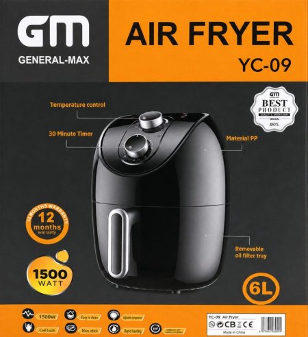 مقلى هوائي 6 لتر GM YC-09